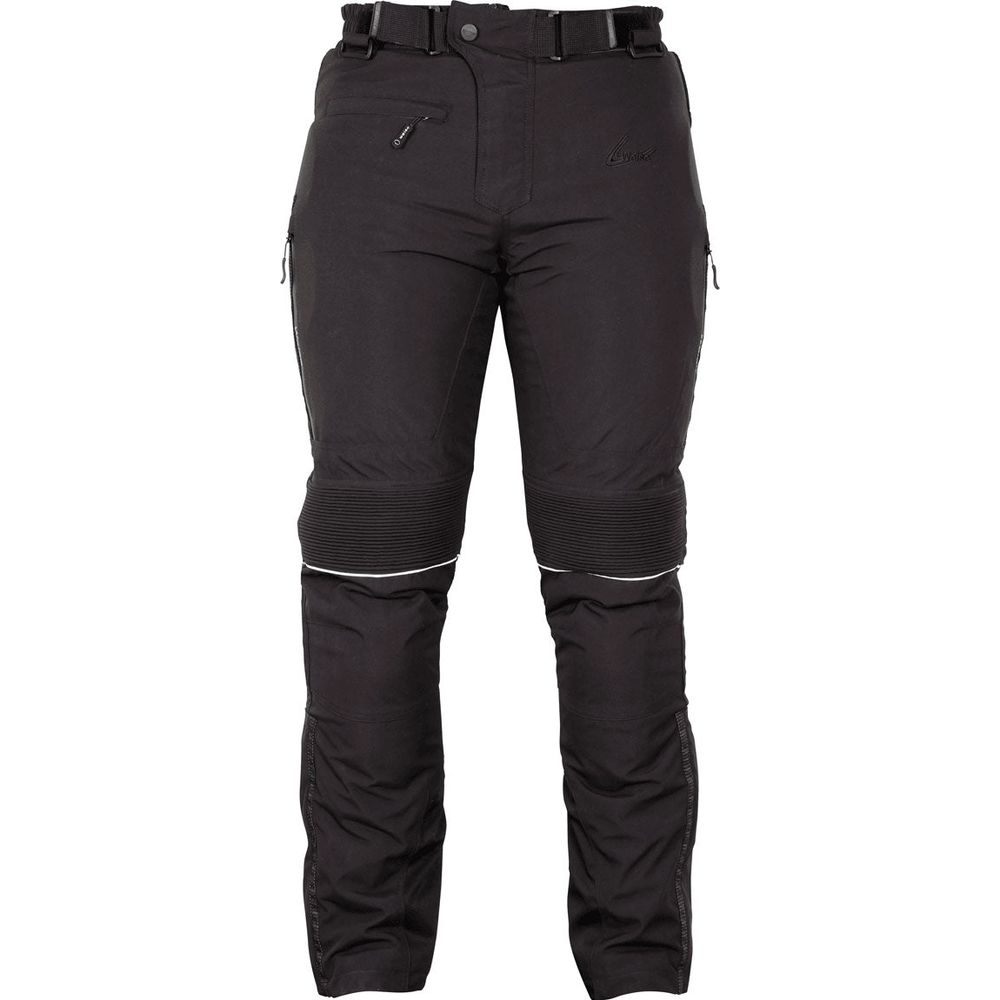 Weise Atlas Textile Trouser Black