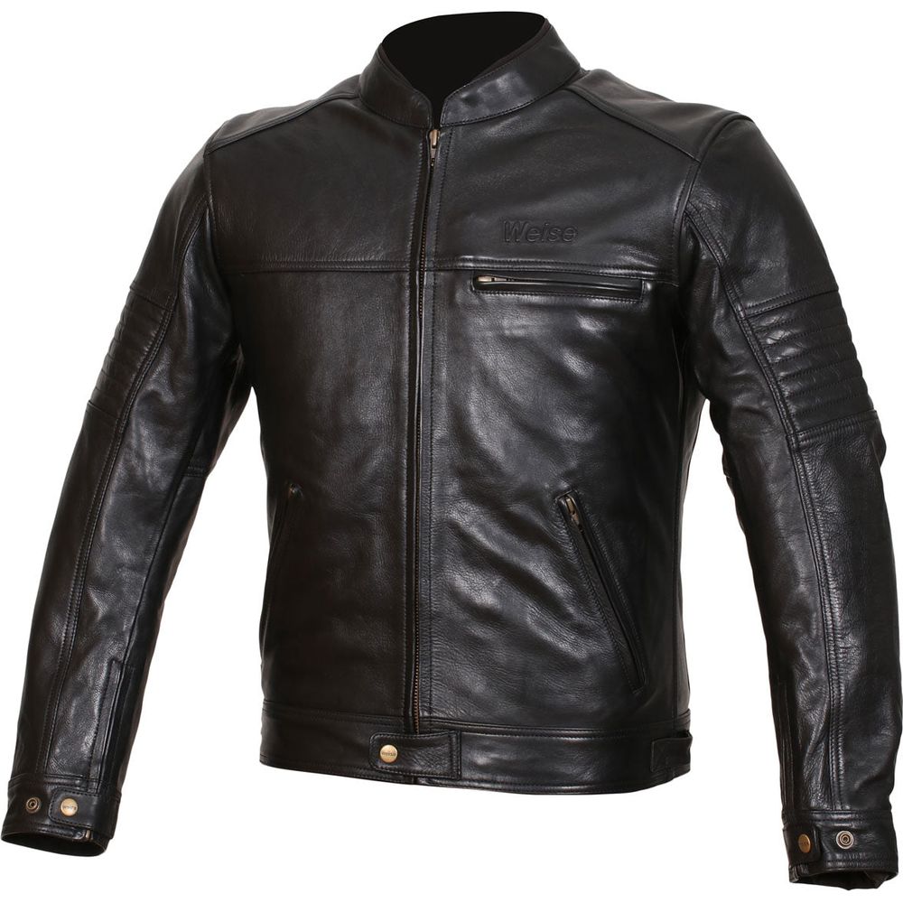 Weise Cabot Leather Jacket Black
