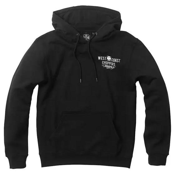 West Coast Choppers Frisco Hoodie Black - front view