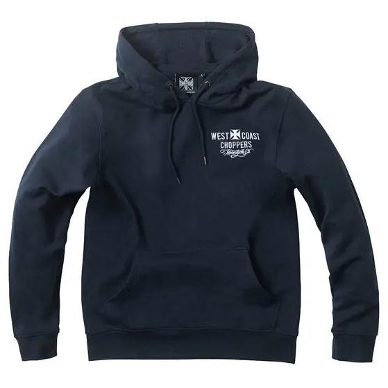West Coast Choppers Frisco Hoodie Navy - front view