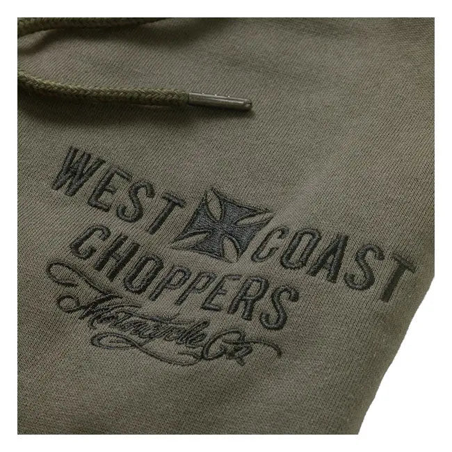 West Coast Choppers Frisco Sweatpants Olive Green  - FREE UK Shipping, FREE 365 Day Returns | Moto Central