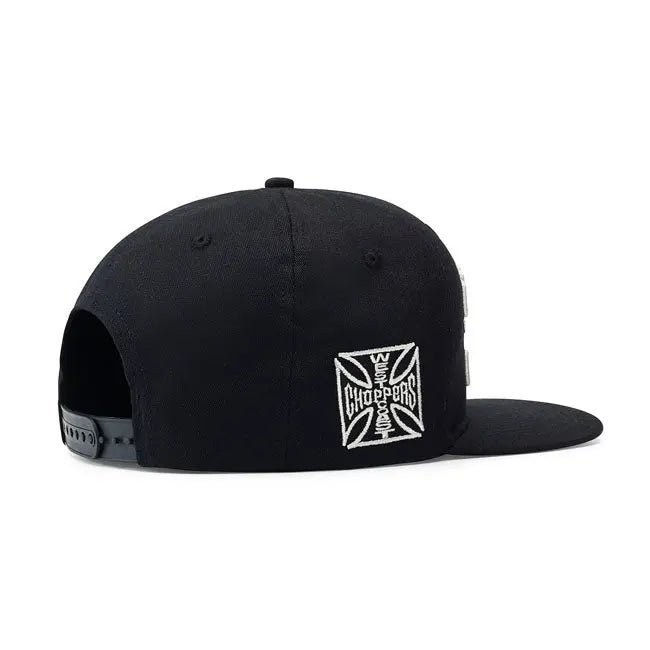 West Coast Choppers Motocycle Co. Flatbill Hat Black  - FREE UK Shipping, FREE 365 Day Returns | Moto Central