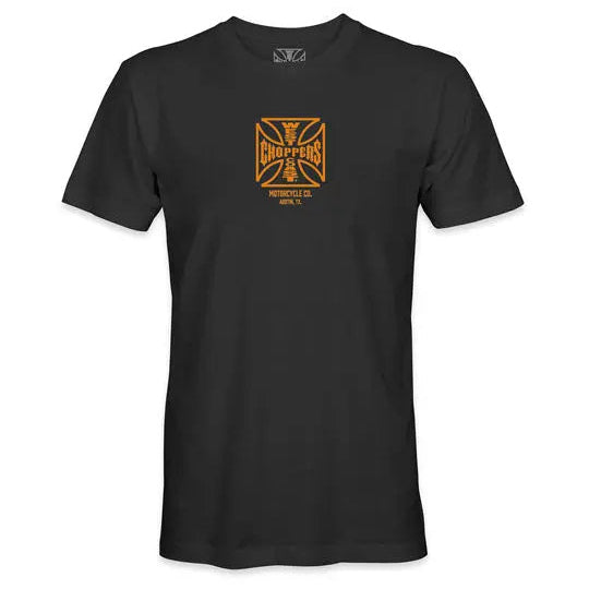 West Coast Choppers OG ATX T-Shirt Black, front view