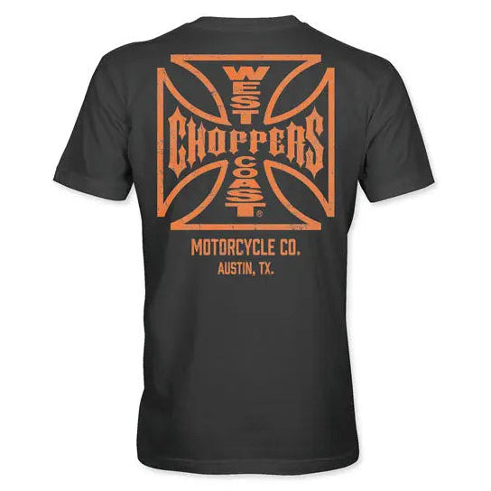 West Coast Choppers OG ATX T-Shirt Black, back view