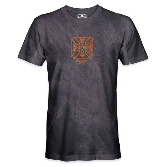 West Coast Choppers OG ATX T-Shirt Vintage Black, front view