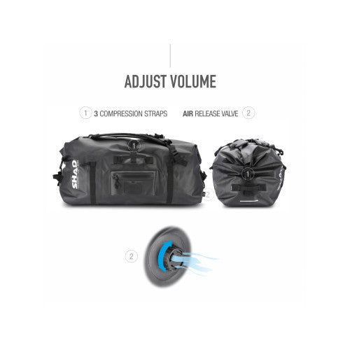 SHAD 100% Waterproof SW80 Backpack  - FREE UK Shipping, FREE 365 Day Returns | Moto Central