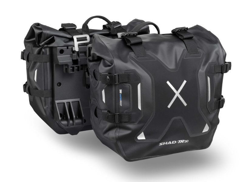 SHAD TR30 Waterproof Panniers  - FREE UK Shipping, FREE 365 Day Returns | Moto Central