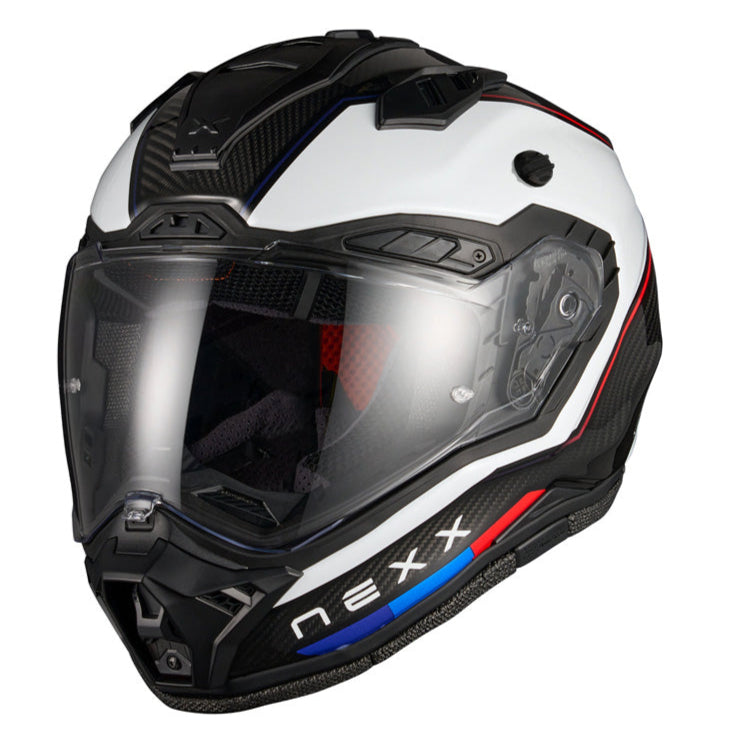 Nexx X.RALLY Raid Blue / Red - FREE UK Delivery, FREE 365 Day Returns | Moto Central