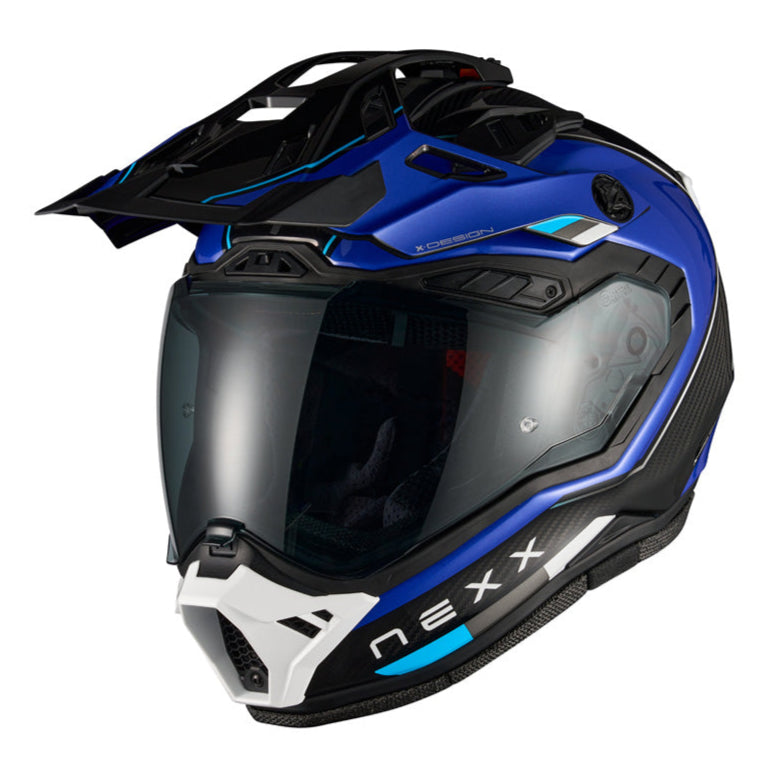 Nexx X.RALLY Raid Blue / White - FREE UK Delivery, FREE 365 Day Returns | Moto Central