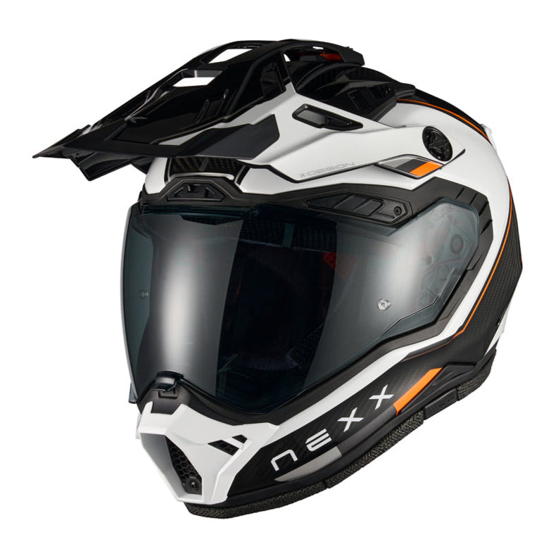 Nexx X.RALLY Raid White / Orange - FREE UK Delivery, FREE 365 Day Returns | Moto Central