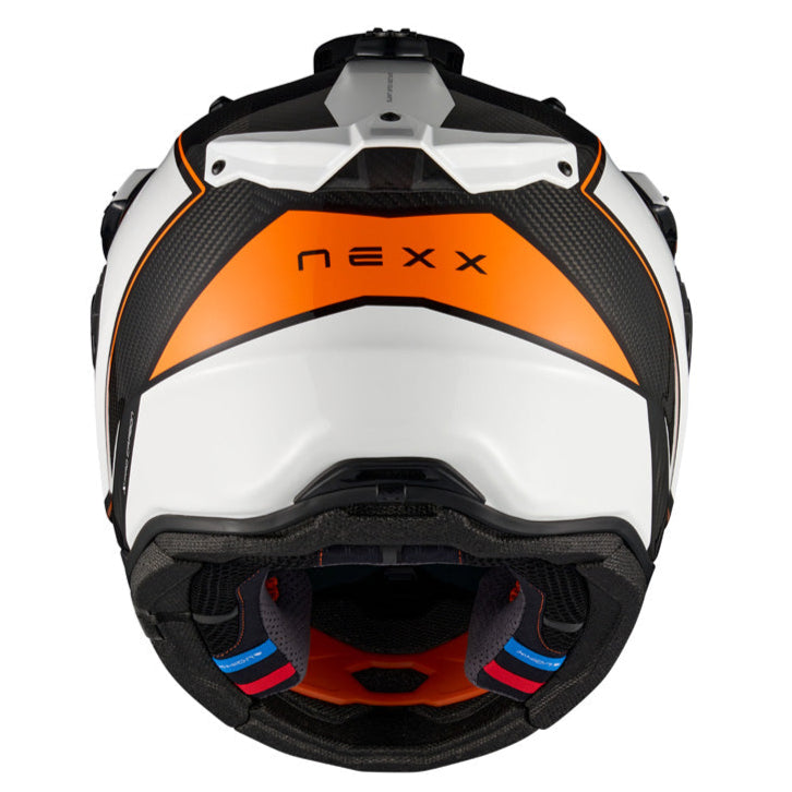 Nexx X.RALLY Raid White / Orange - FREE UK Delivery, FREE 365 Day Returns | Moto Central