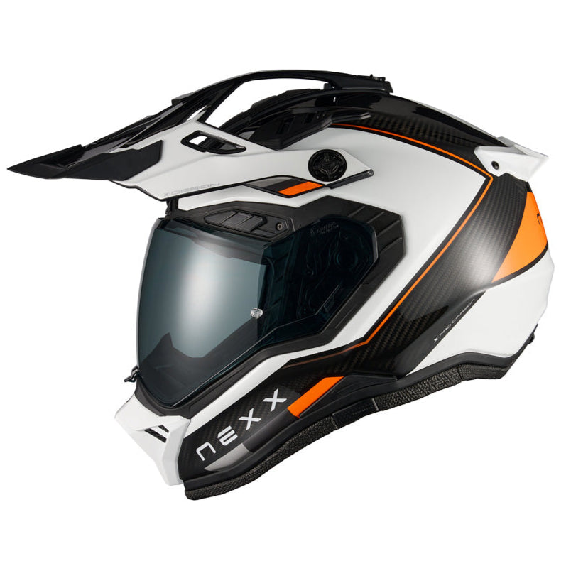 Nexx X.RALLY Raid White / Orange - FREE UK Delivery, FREE 365 Day Returns | Moto Central