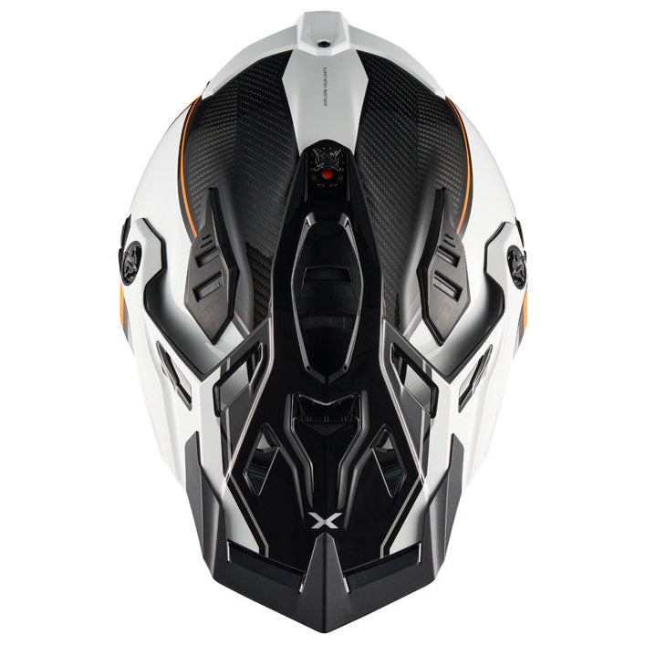 Nexx X.RALLY Raid White / Orange - FREE UK Delivery, FREE 365 Day Returns | Moto Central