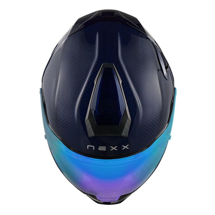 Nexx X.TR Atlantic Carbon / Blue - FREE UK Delivery, FREE 365 Day Returns | Moto Central