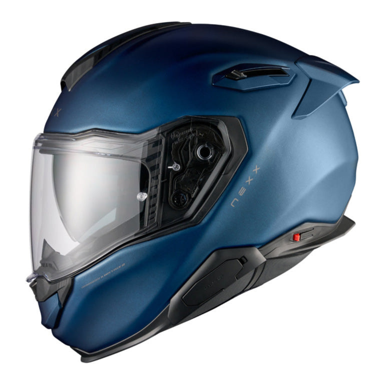 Nexx X.TR Plain Matt Blue Teal - FREE UK Delivery, FREE 365 Day Returns | Moto Central