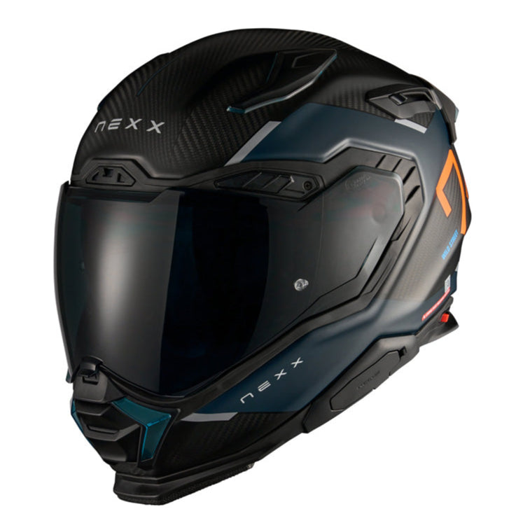 Nexx X.WST3 Manga Orange / Matt Blue - FREE UK Delivery, FREE 365 Day Returns | Moto Central