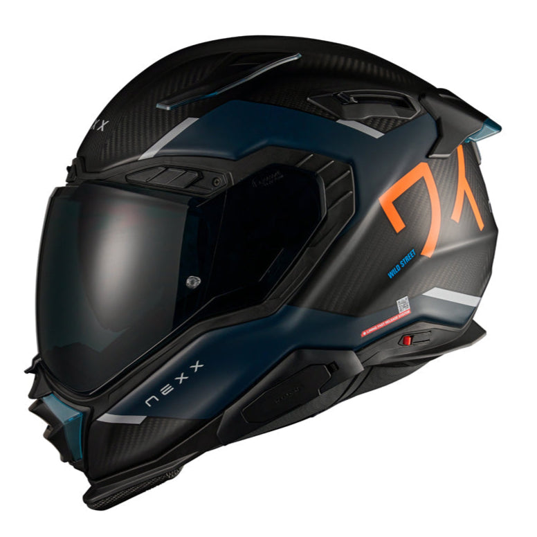 Nexx X.WST3 Manga Orange / Matt Blue - FREE UK Delivery, FREE 365 Day Returns | Moto Central