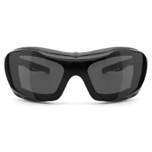 Helly Shades Bandit 2 Smoke / Laser Red / Xenolit — front view