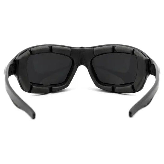 Helly Shades Bandit 2 Smoke / Laser Red / Xenolit — rear view