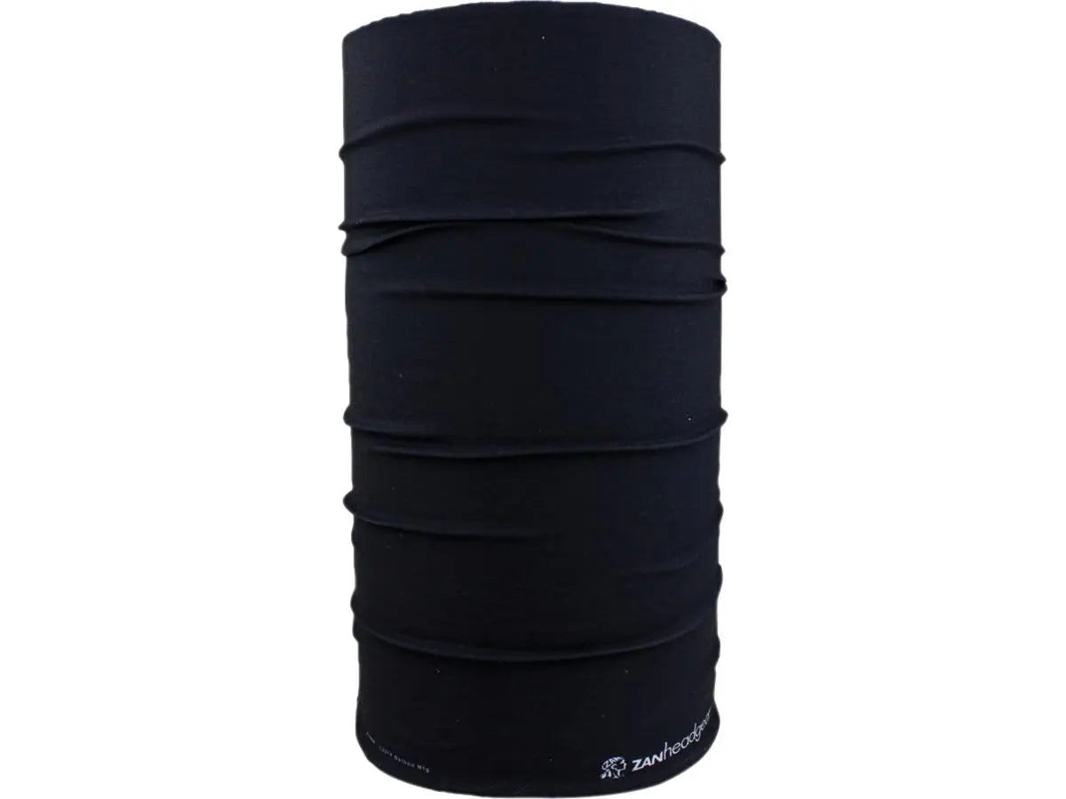 Zan Headgear Motley Polyester Series Tube Black  - FREE UK Shipping, FREE 365 Day Returns | Moto Central