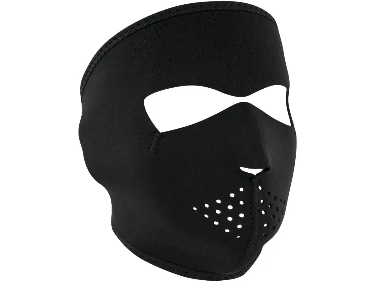 Zan Headgear Neoprene Face Mask Black  - FREE UK Shipping, FREE 365 Day Returns | Moto Central