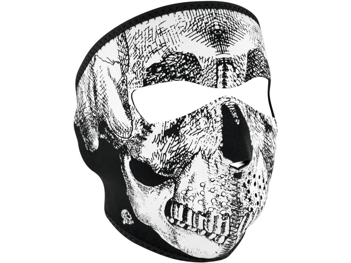 Zan Headgear Neoprene Face Mask Skull Face  - FREE UK Shipping, FREE 365 Day Returns | Moto Central