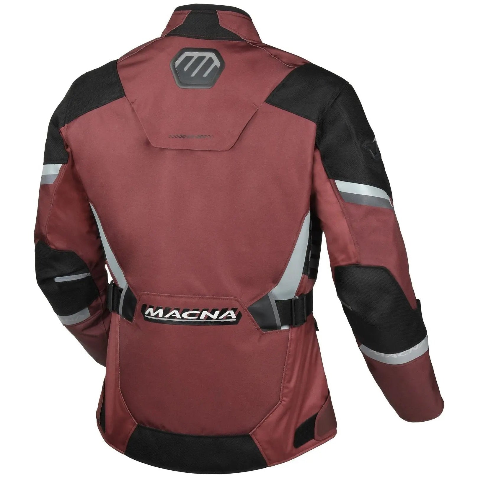 Macna Zastra Ladies Textile Jacket Bordeaux — rear view