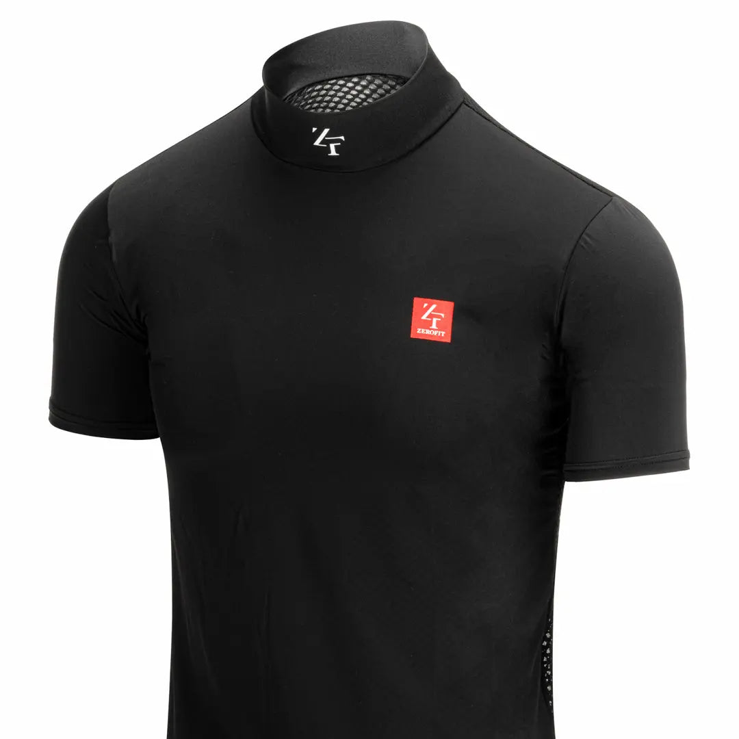 ZeroFit IceSkin Short Sleeves Base Layer T-Shirt Black FREE UK Delivery, FREE 365 Day Returns | Moto Central