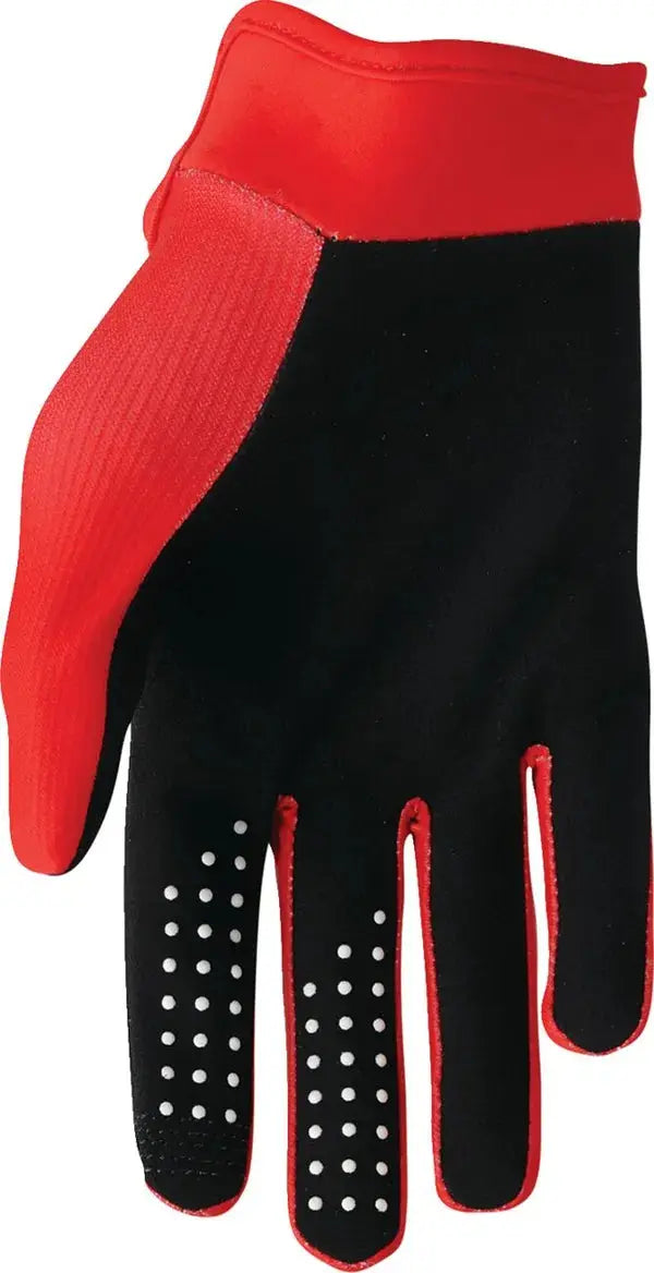 Thor Launchmode XP Textile Gloves Black / Red - FREE UK Shipping, FREE 365 Day Returns | Moto Central