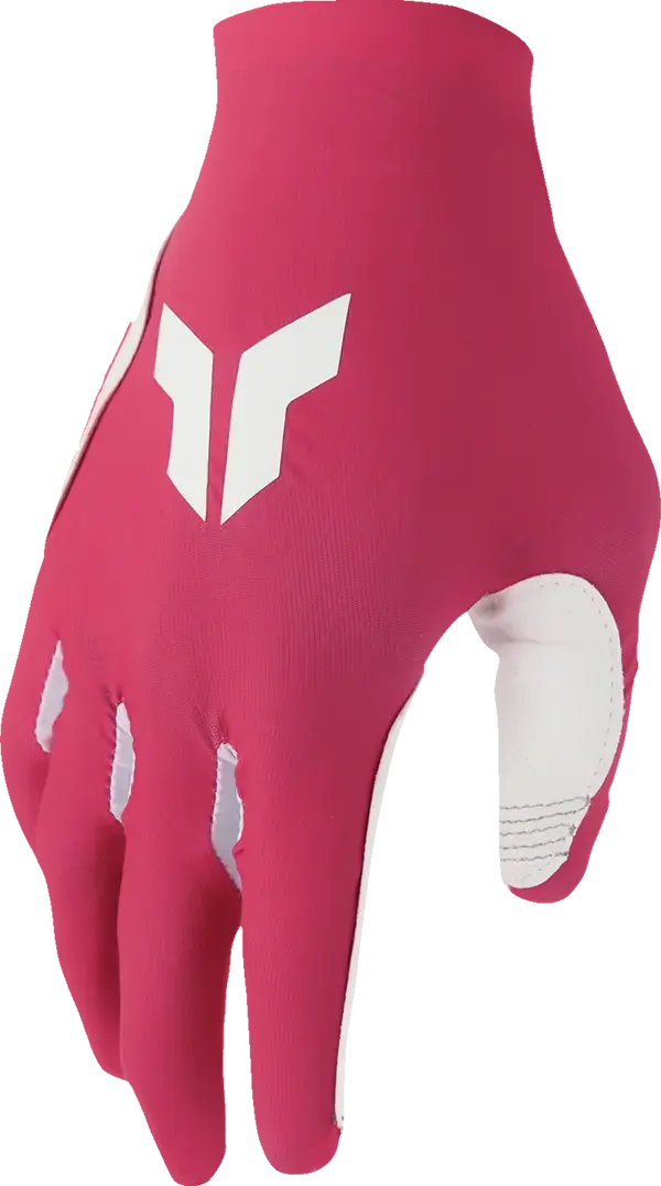 Thor Sportmode Iconic Textile Gloves Pink / White - FREE UK Shipping, FREE 365 Day Returns | Moto Central