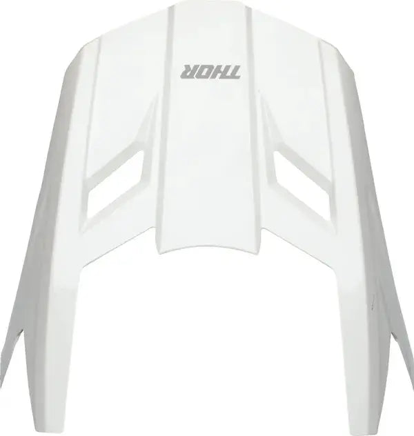 Thor Fleet Whiteout Helmet Peak Kit Gloss White - FREE UK Shipping, FREE 365 Day Returns | Moto Central