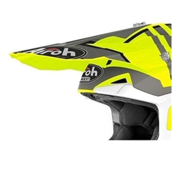 Airoh Peak Grey For Wraap Broken Matt Yellow / Grey Helmet