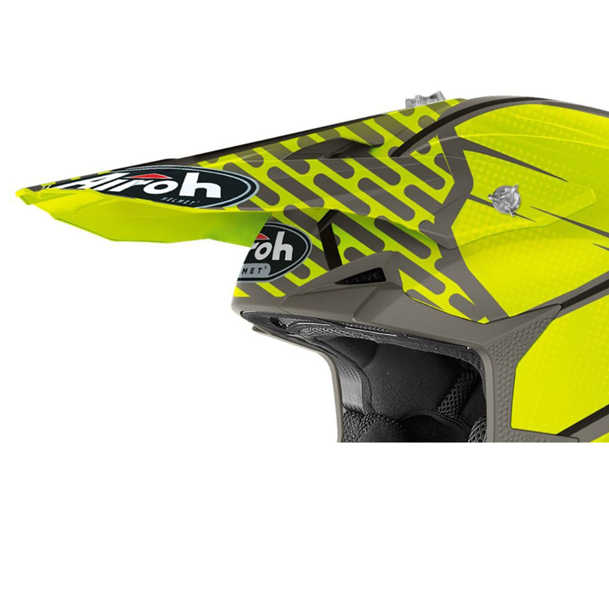 Airoh Peak For Wraap Idol Matt Anthracite / Yellow Helmet