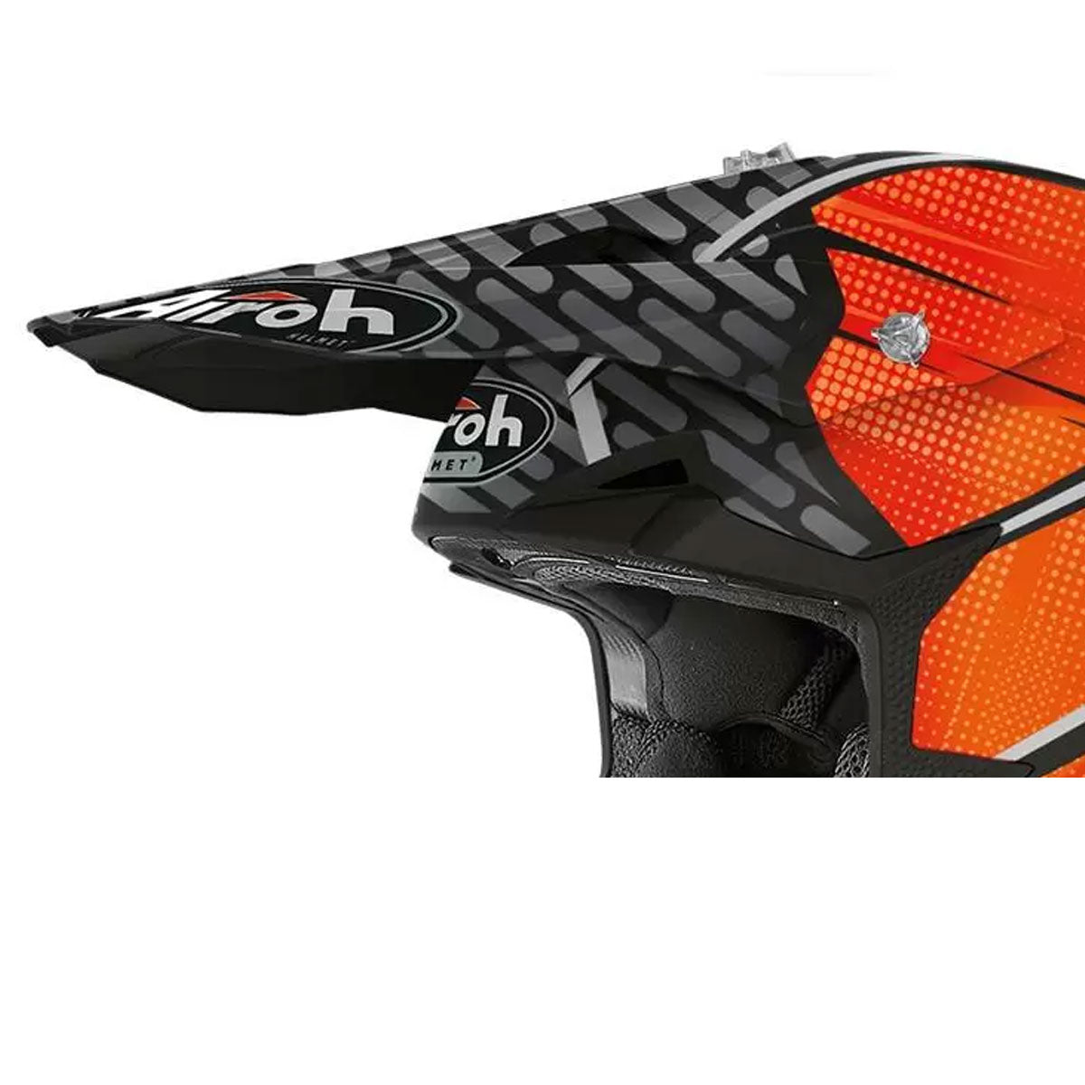 Airoh Peak For Wraap Idol Matt Orange / Black Helmet