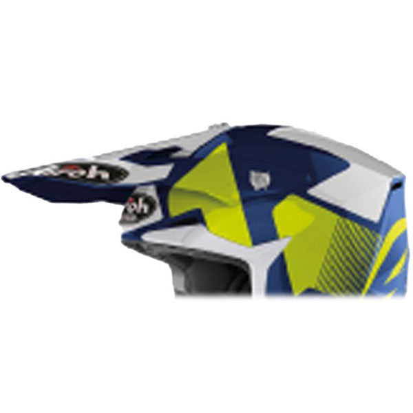 Airoh Peak For Wraap Raze Gloss Blue / White Helmet