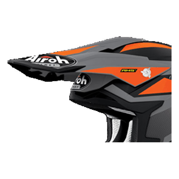Airoh Peak Grey For Strycker Axe Matt Orange Helmet