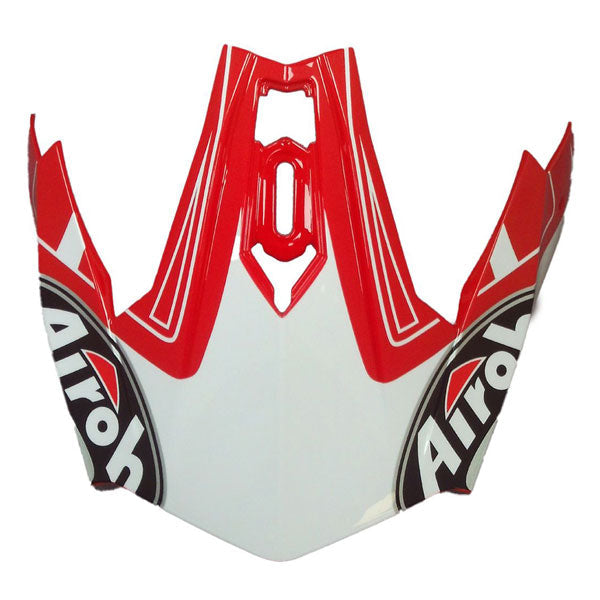 Airoh Peak For TRR S Covert Red / White Helmet - FREE UK Shipping, FREE 365 Day Returns | Moto Central
