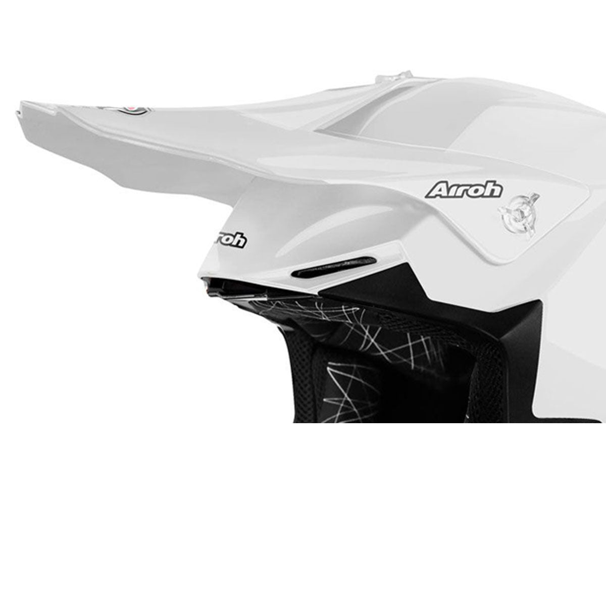 Airoh Peak For Twist White Helmet