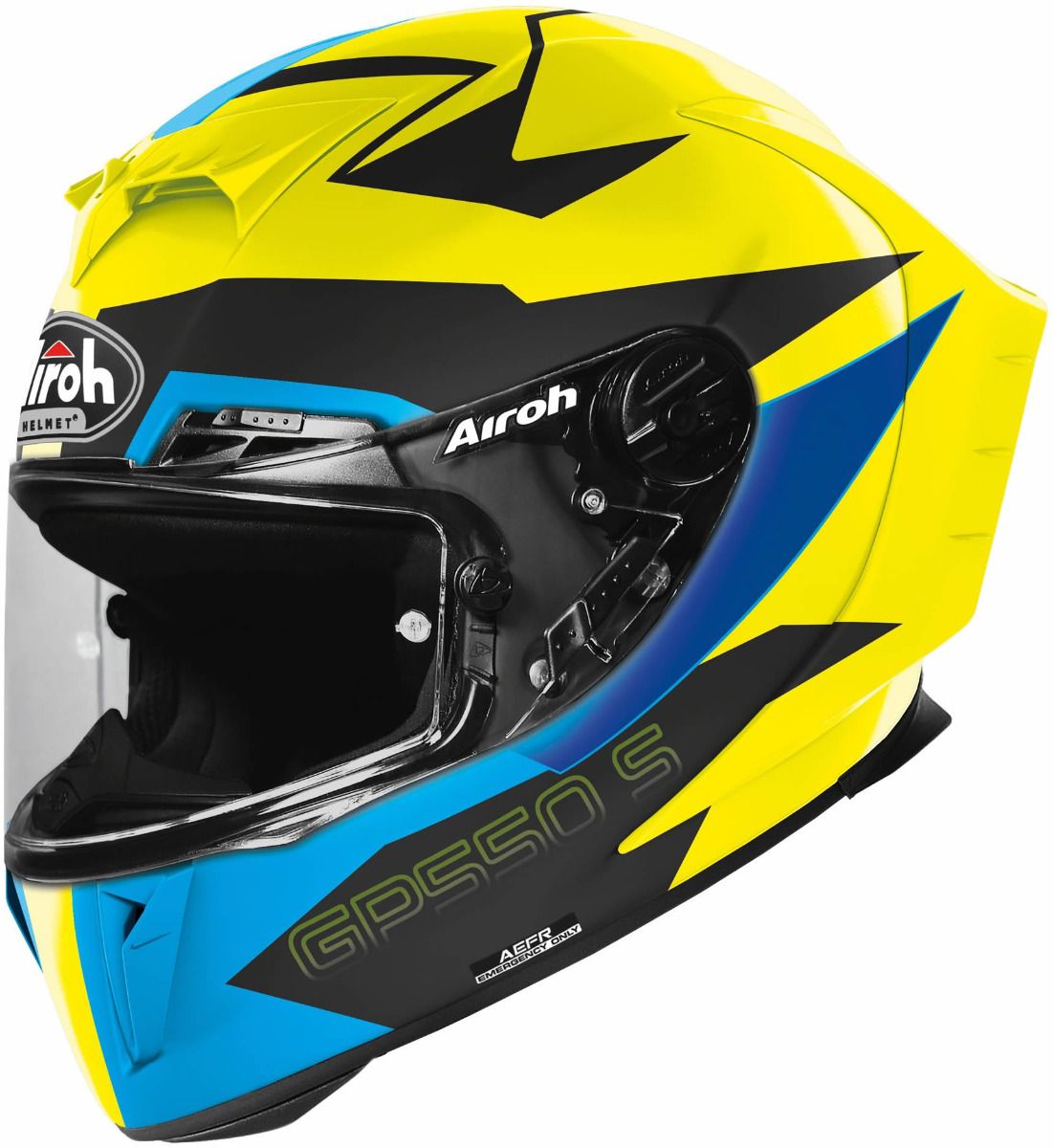 Airoh GP550S Full Face Helmet Vektor Matt Blue - FREE UK Shipping, FREE 365 Day Returns | Moto Central