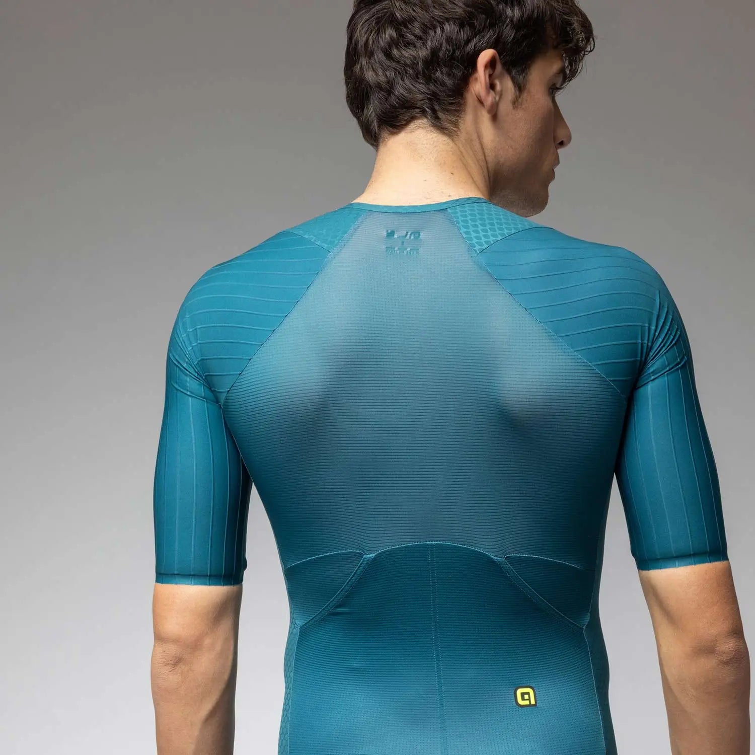 Ale Clothing Eagle Short Sleeves Tri Suit Green - FREE UK Shipping, FREE 365 Day Returns | Moto Central