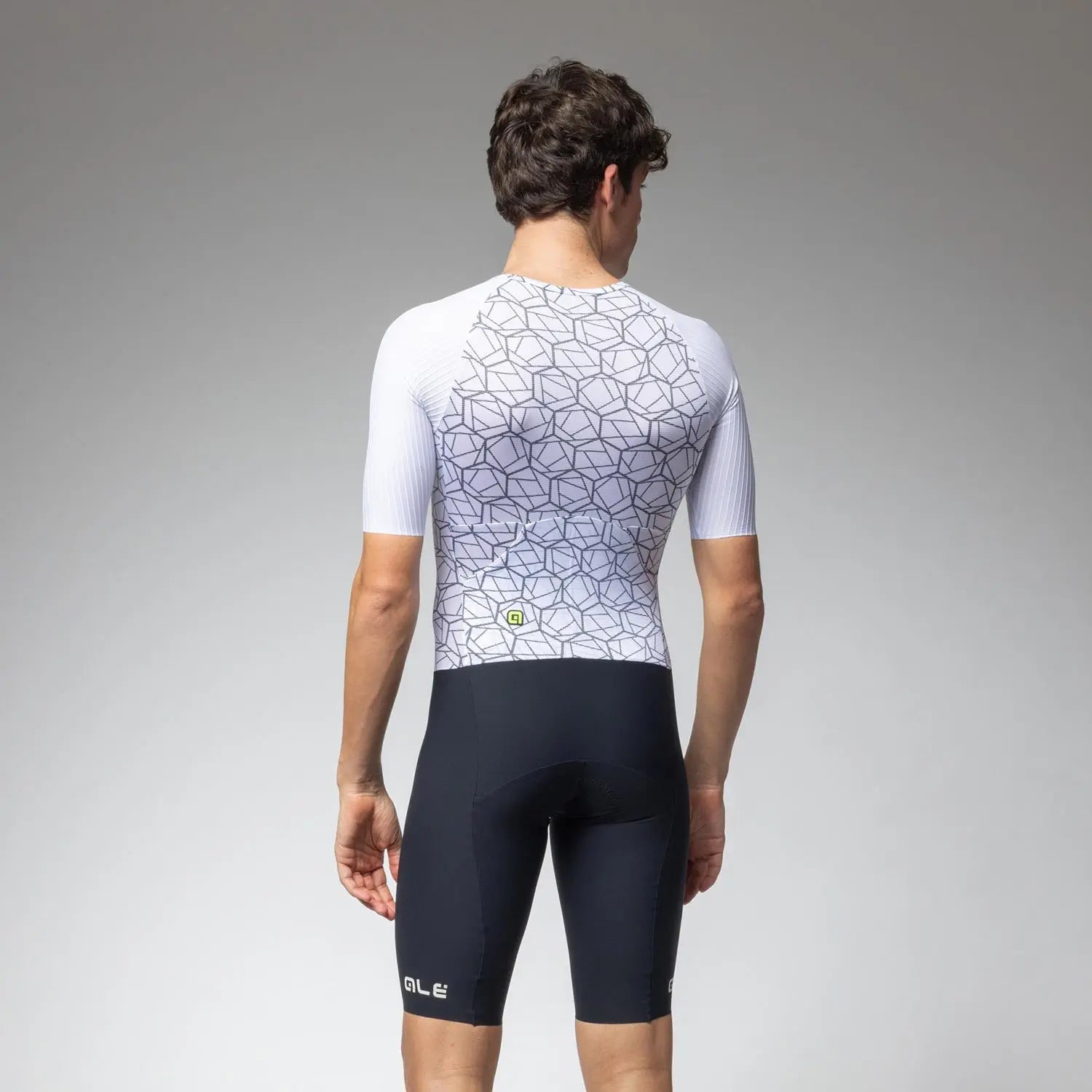 Ale Clothing Focus Short Sleeves Tri Suit White - FREE UK Shipping, FREE 365 Day Returns | Moto Central