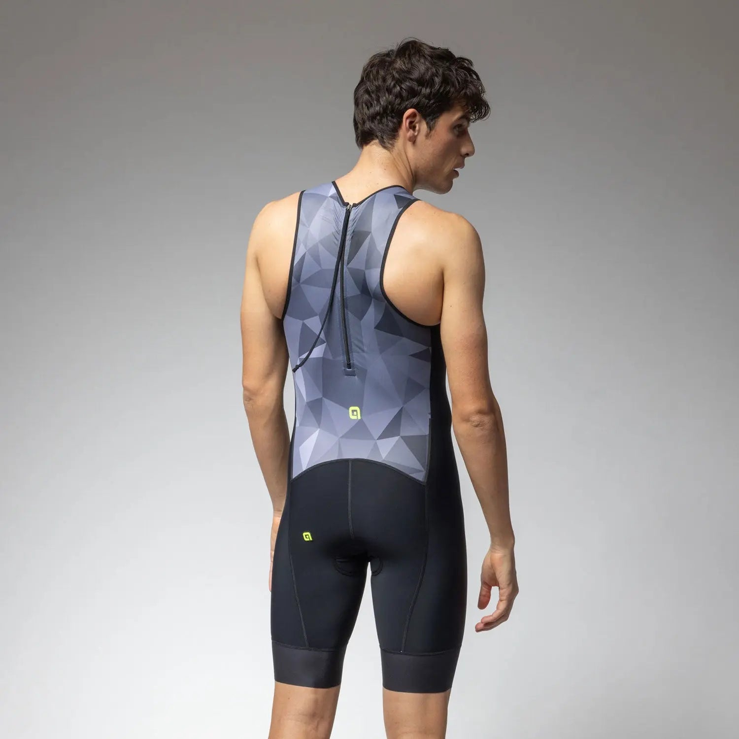Ale Clothing Triple Sleeveless Tri Suit Grey - FREE UK Shipping, FREE 365 Day Returns | Moto Central