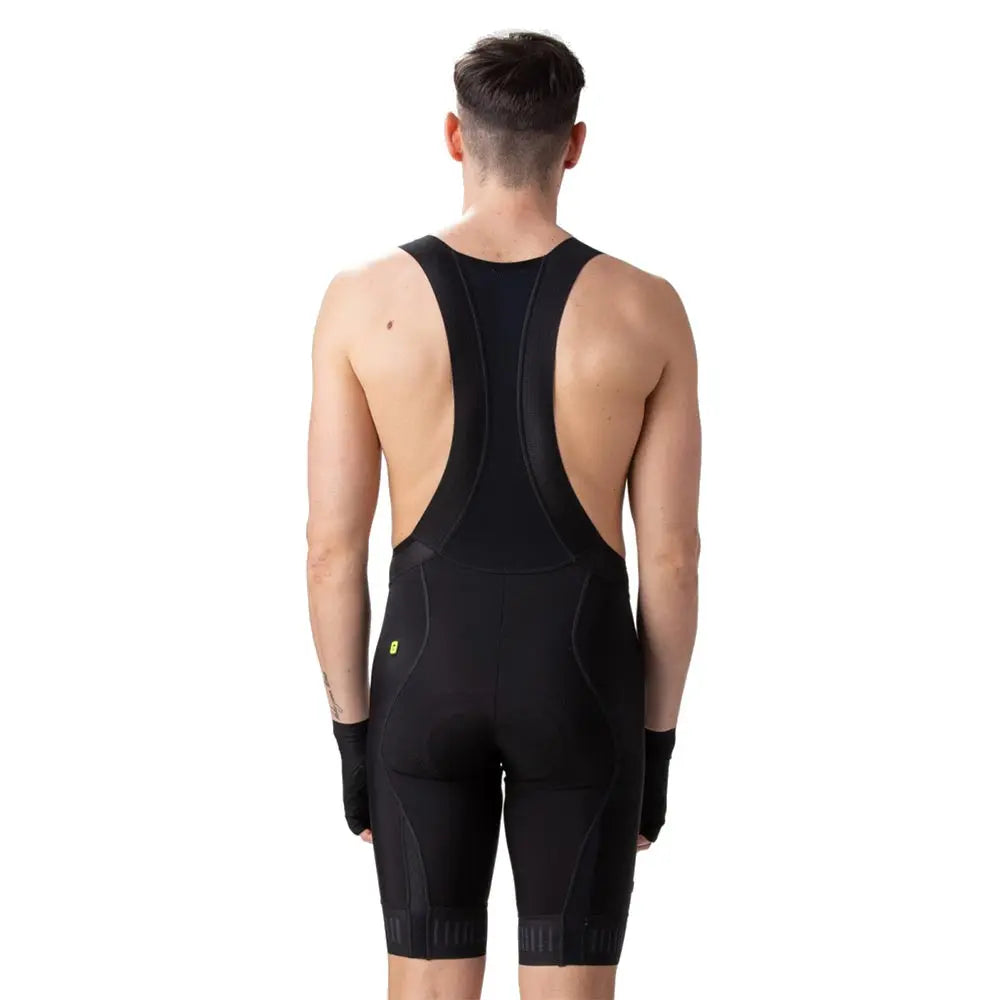 Ale Clothing Strada PR-R Bib Shorts Black / Grey - FREE UK Shipping, FREE 365 Day Returns | Moto Central
