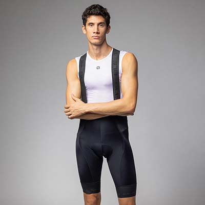 Ale Clothing Strada 2.0 PR-E Bib Shorts Black - FREE UK Shipping, FREE 365 Day Returns | Moto Central