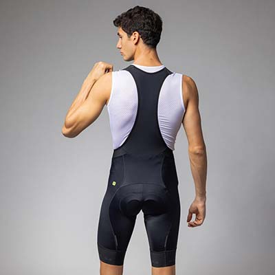 Ale Clothing Strada 2.0 PR-E Bib Shorts Black - FREE UK Shipping, FREE 365 Day Returns | Moto Central