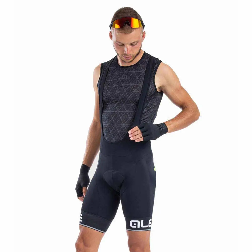 Ale Clothing Corsa Pragma Bib Shorts Black / White - FREE UK Shipping, FREE 365 Day Returns | Moto Central