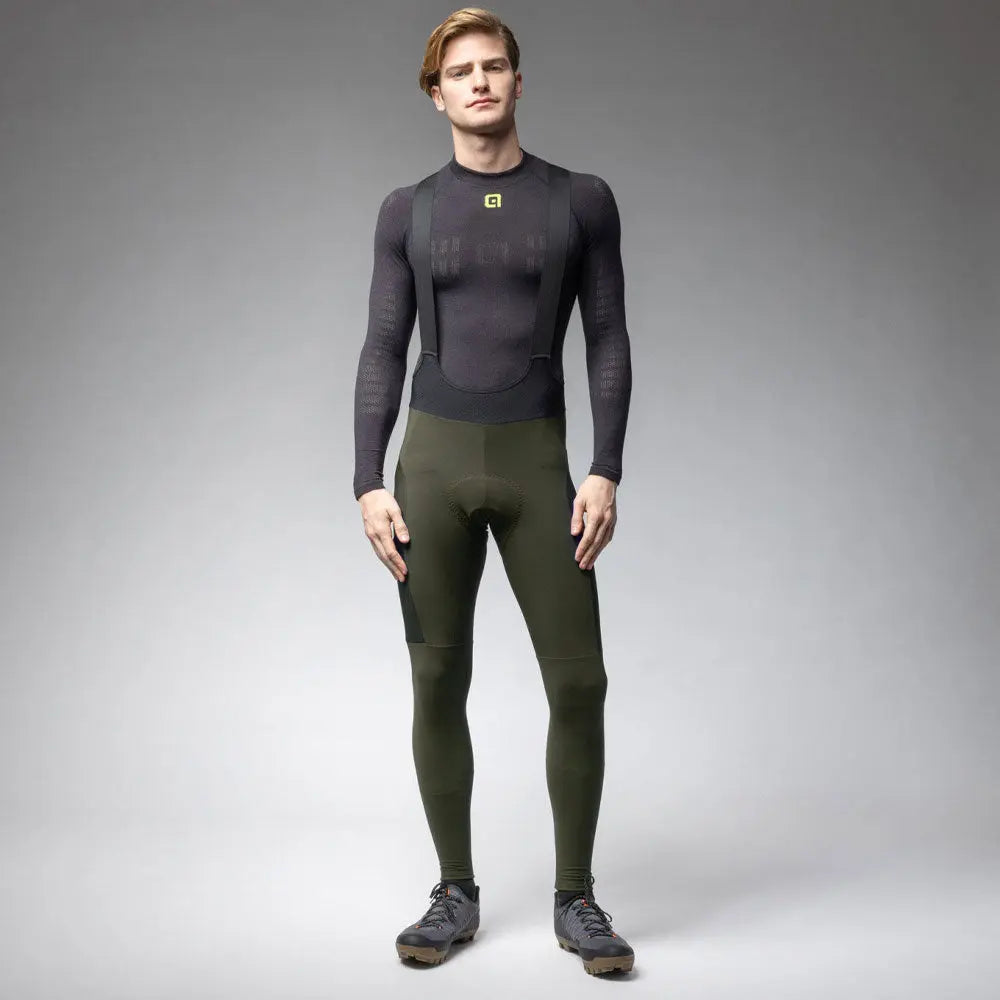 Ale Clothing Stones Cargo 2.0 Off Road Bib Tights Green - FREE UK Shipping, FREE 365 Day Returns | Moto Central