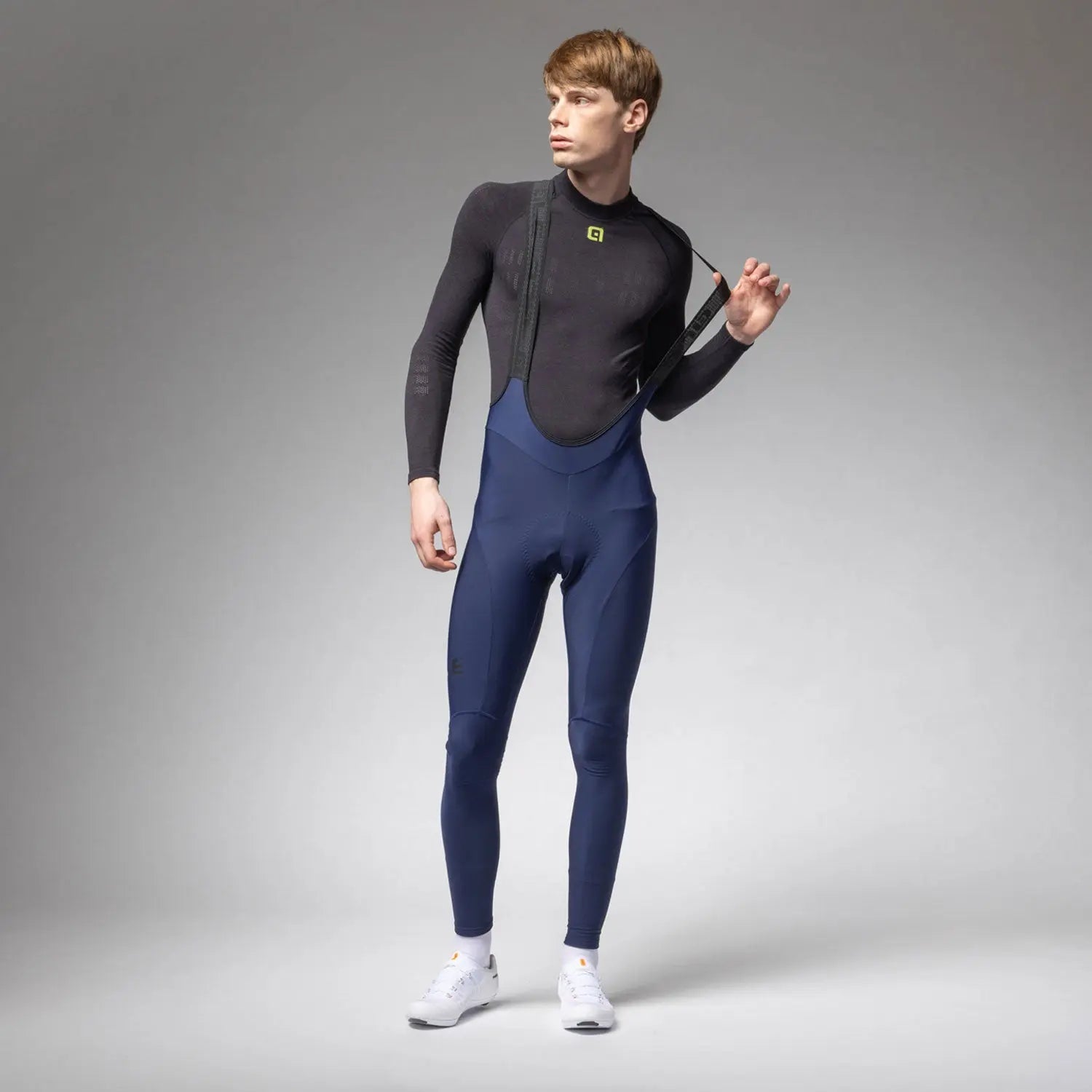 Ale Clothing Winter 2.0 Pragma Bib Tights Navy - FREE UK Shipping, FREE 365 Day Returns | Moto Central