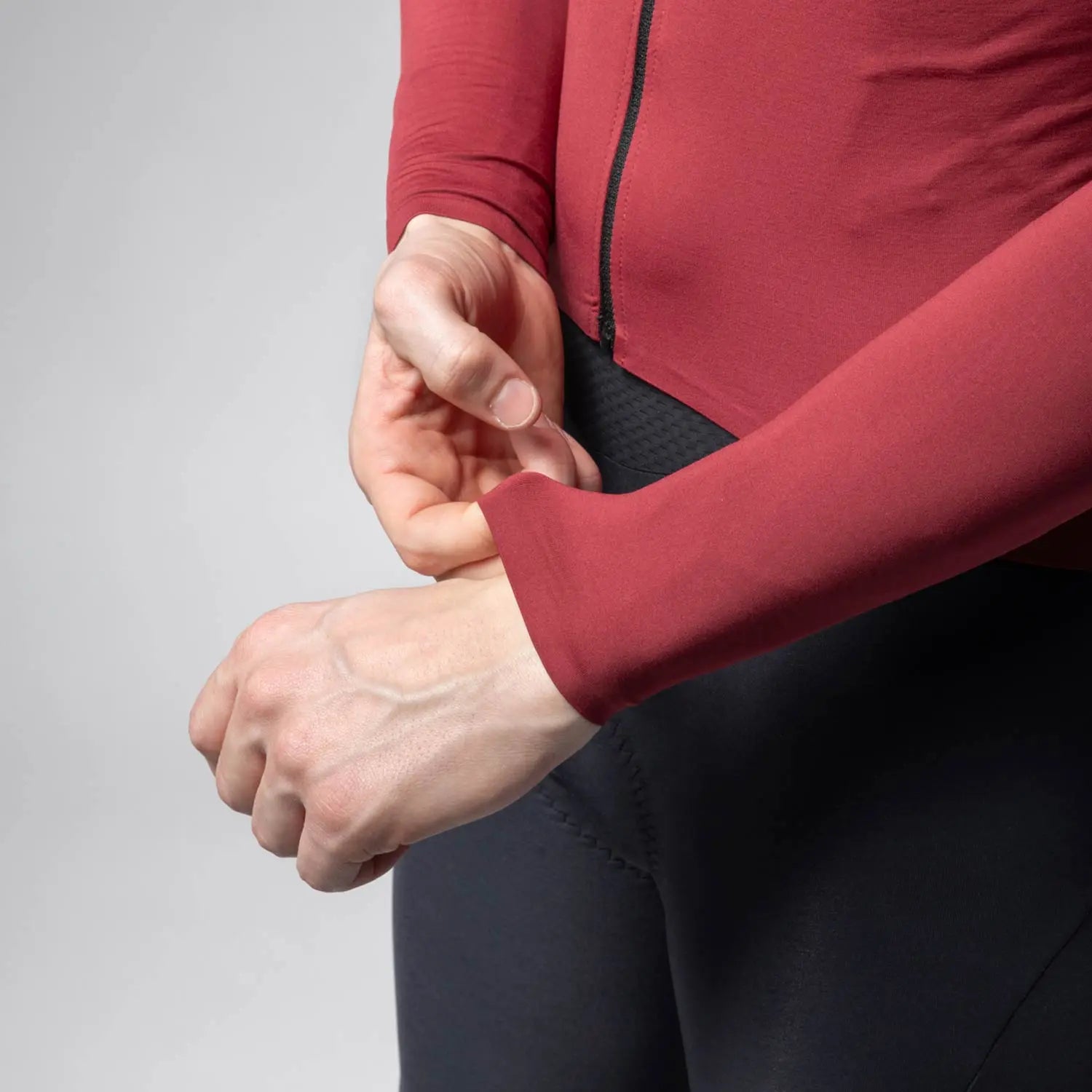 Ale Clothing Warm Race R-EV1 Long Sleeves Jersey Red - FREE UK Shipping, FREE 365 Day Returns | Moto Central