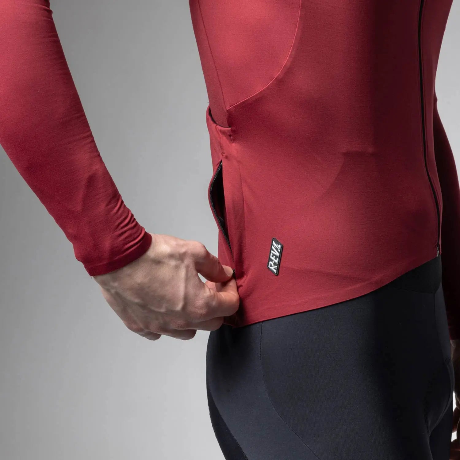 Ale Clothing Warm Race R-EV1 Long Sleeves Jersey Red - FREE UK Shipping, FREE 365 Day Returns | Moto Central